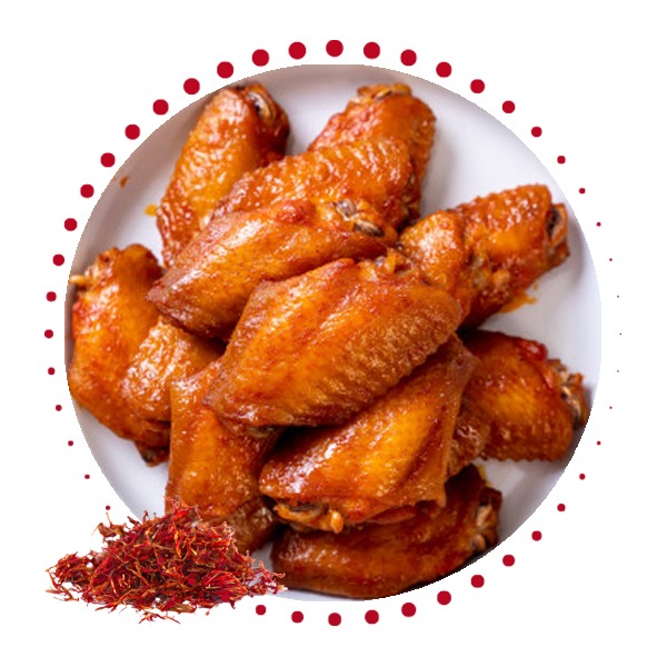 بال  و بازو کبابی زعفرانی