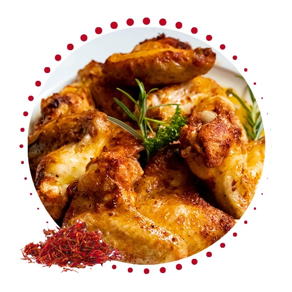 جوجه کباب زعفرانی