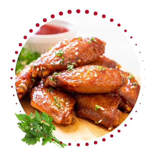 بال و بازو کبابی سبزیجات